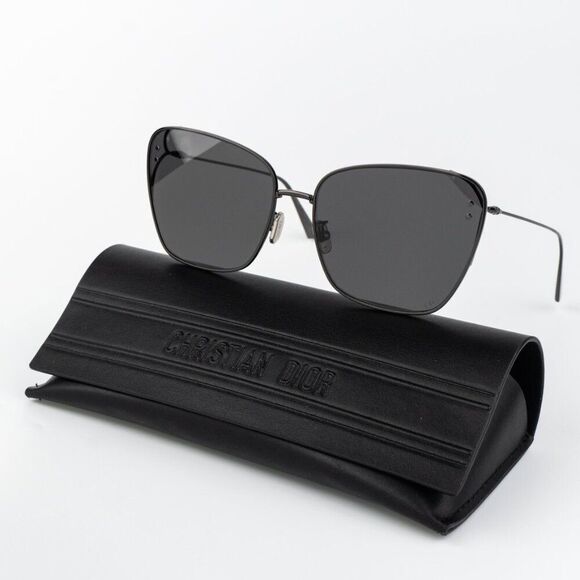 Dior Women Sunglasses Gunmetal Grey Butterfly MISSDIOR B2U CD40095U 08A H4A0 NEW main image 9